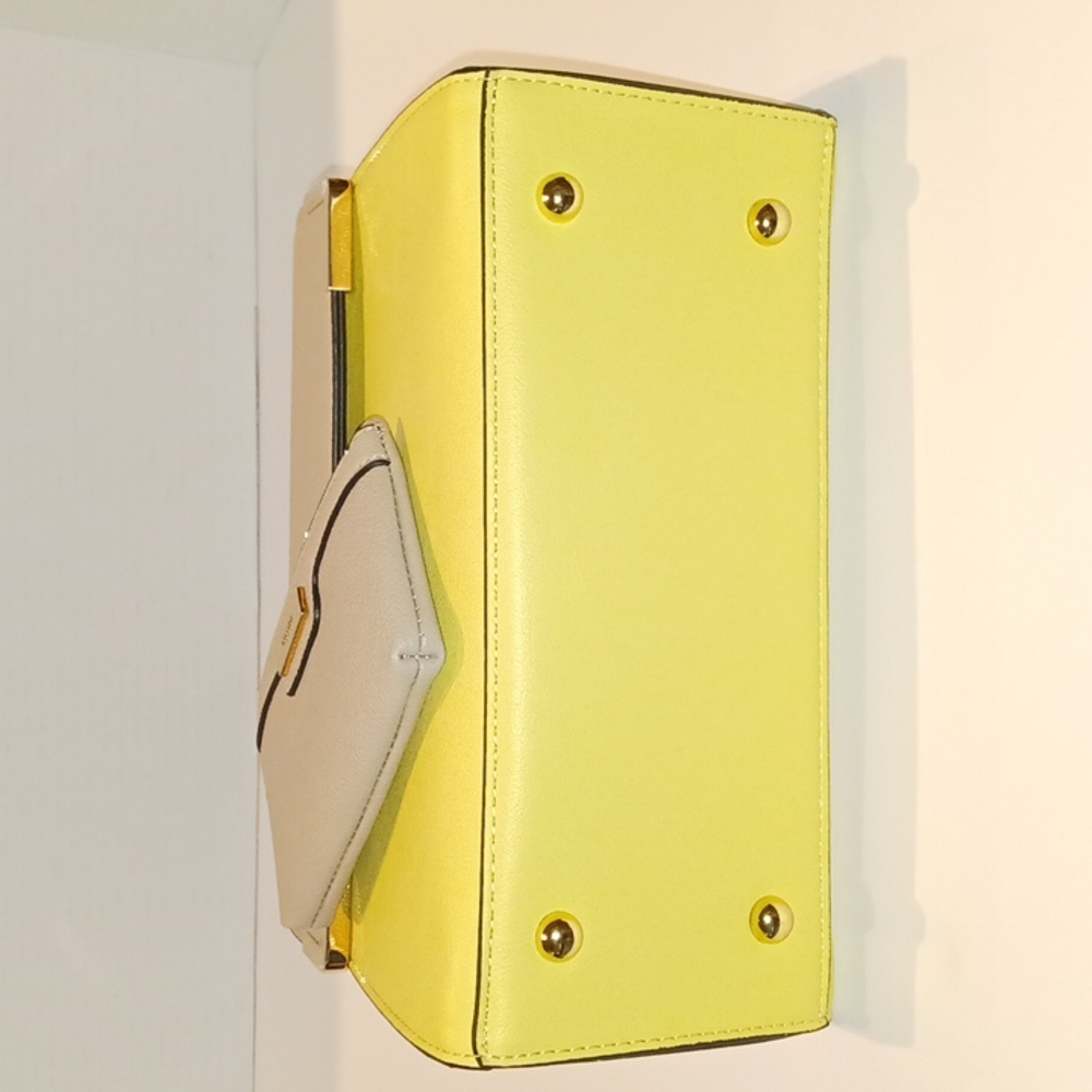 NWT Dune Color Block Satchel - Yellow/Grey! ❤️ - Picture 12 of 12